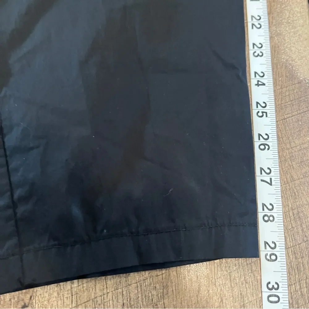 Monica Nera Black High Waist Paperbag Pants Belt Tie Classy Sophisticated Pocket Size 6 - Image 9