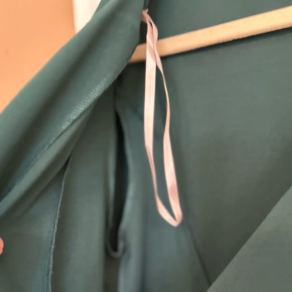 NWT Nanette Lepore Wrap Night Garden Womens Green Dress Size 10 - Image 11