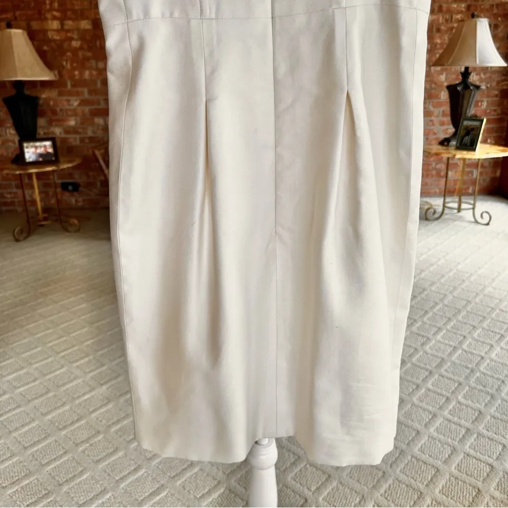 Castle Starr Dress Mini Bustier Ivory Silk Blend 4 Party Sundress Cocktail - Image 14