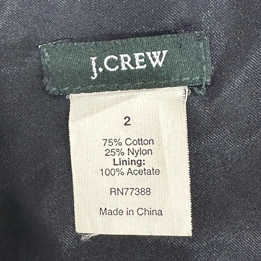 J Crew Polka Dot Lace Sheath Dress Navy Blue 2 Vintage Preppy Chic Classic Y2K - Image 8