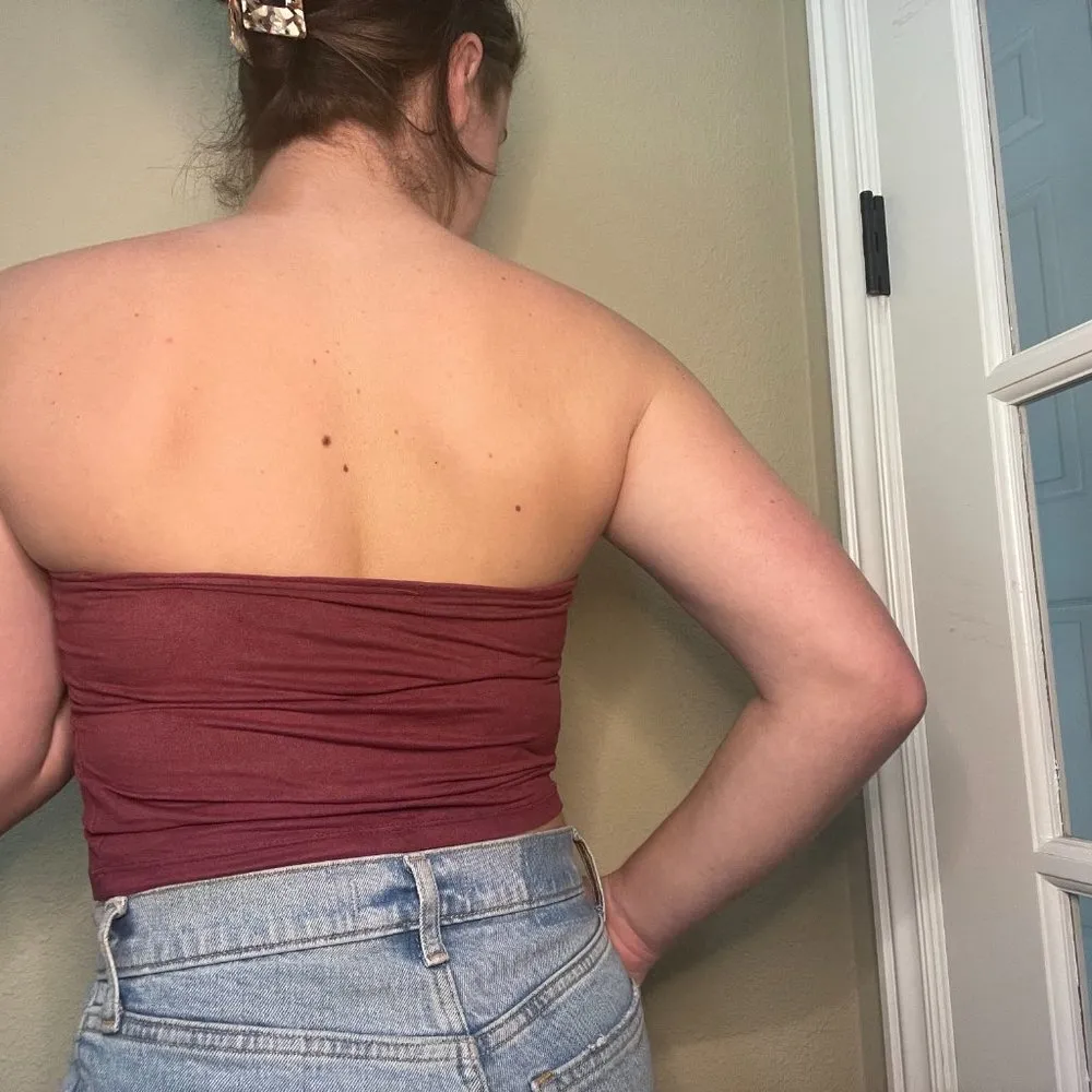 NWT Urban Outfitters Faux Suede Project Social Tube Top - size XS - Image 4