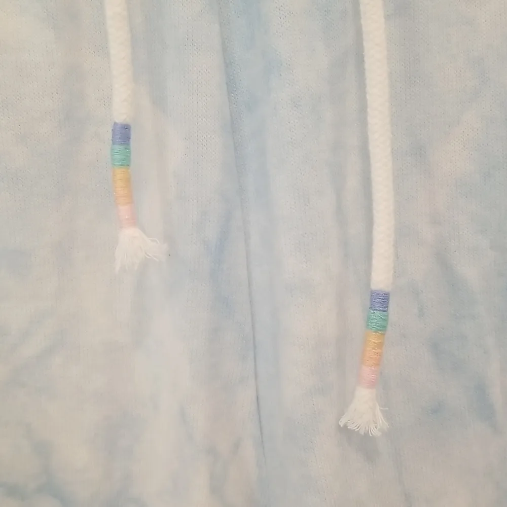 💕PJ SALVAGE💕 Bride Embroidered Pajama Shorts ~ Powder Blue XL NWT - Image 7