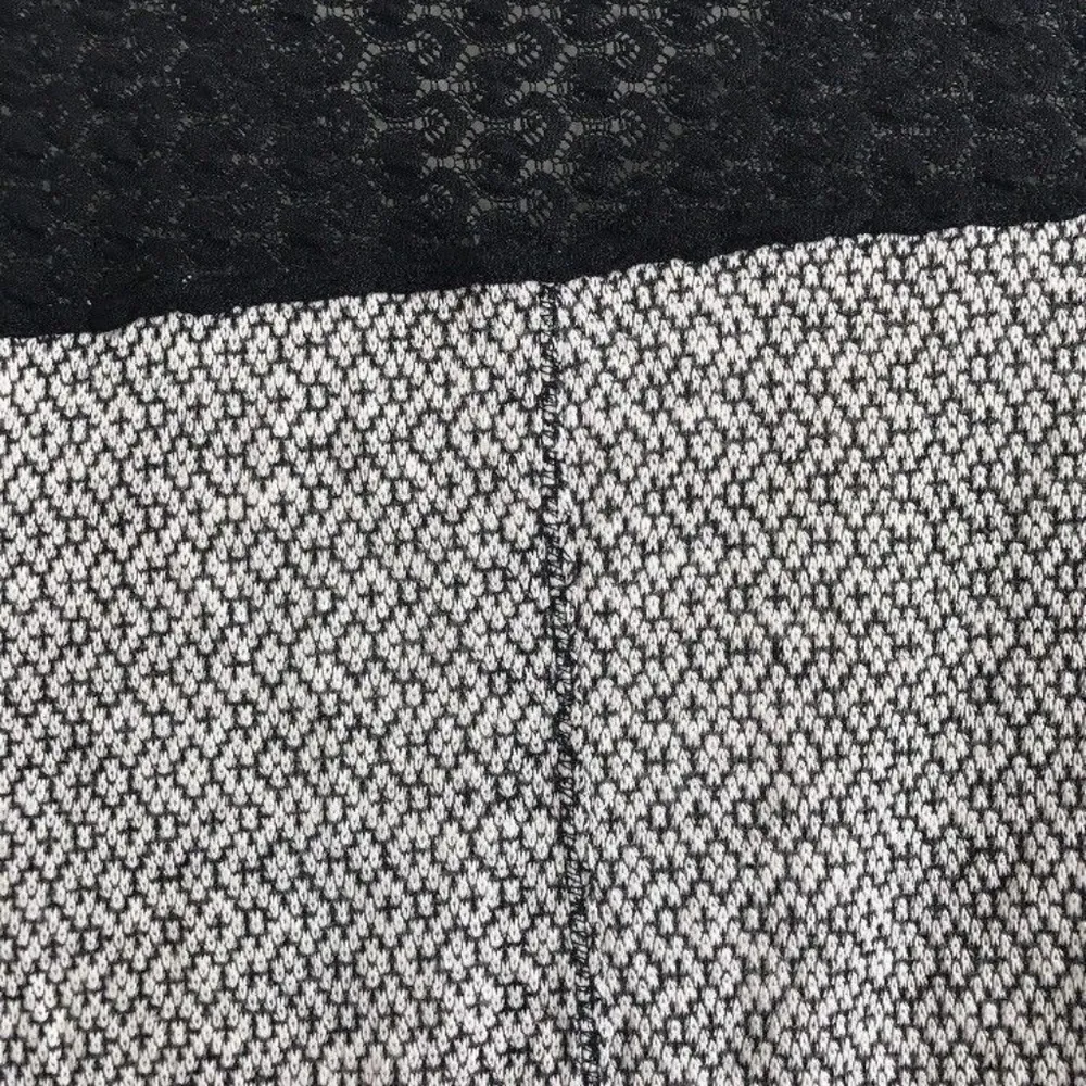 STYLE & CO M MEDIUM VINTAGE SOUL LACE BLACK WHITE - Image 6