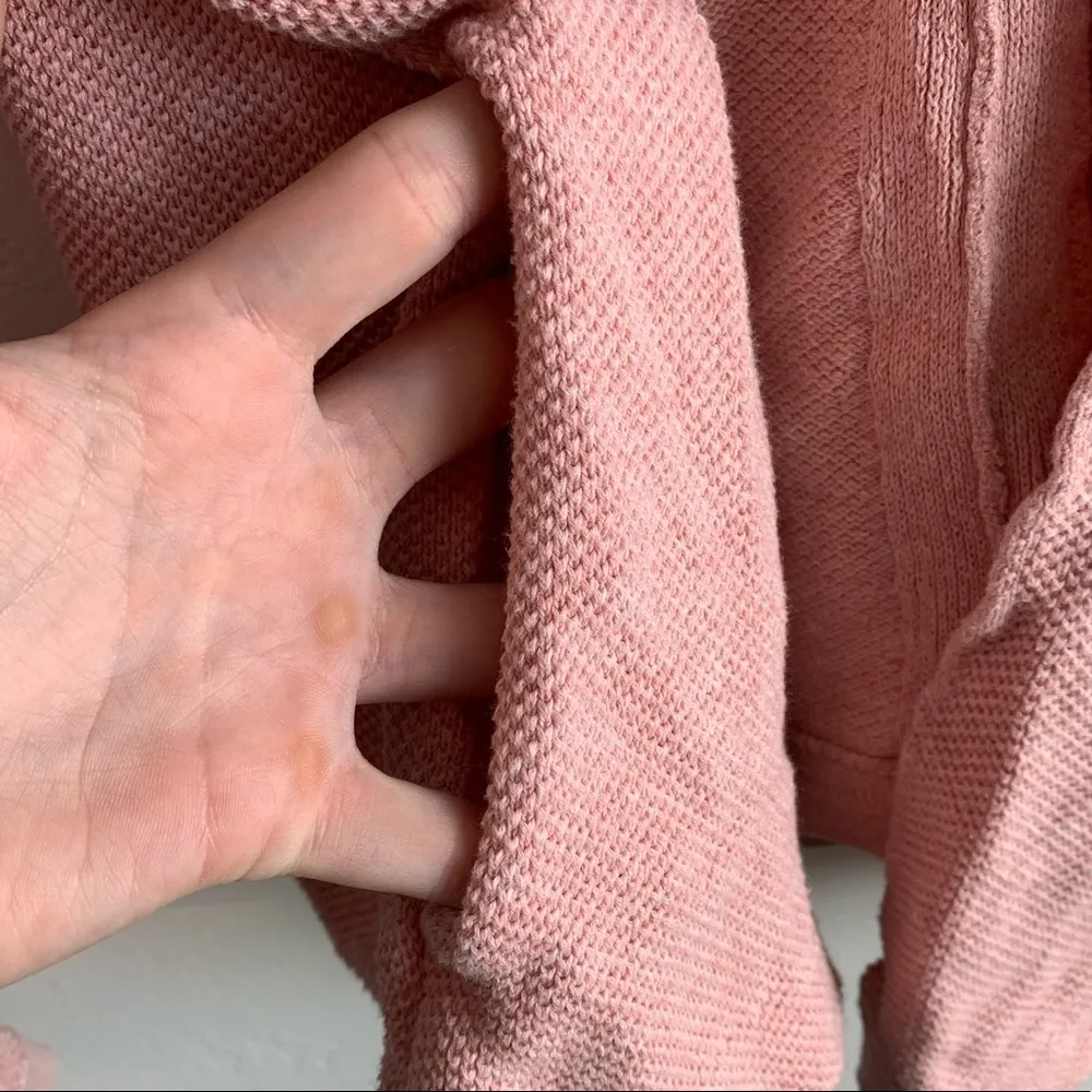 Lou & Grey Pink Open Cardigan Sweater - Image 7