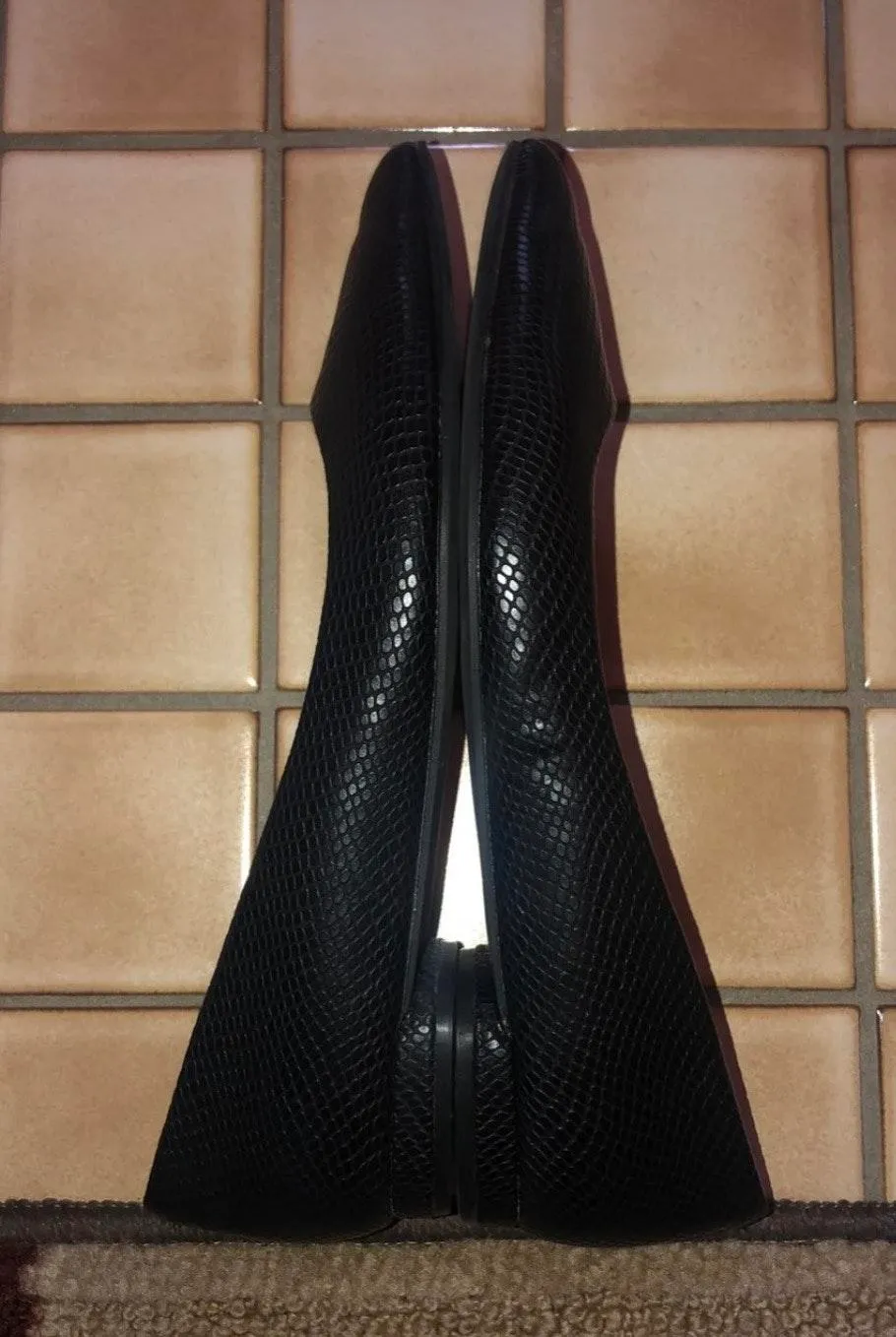 Nine West Black Leather Flats - Image 5