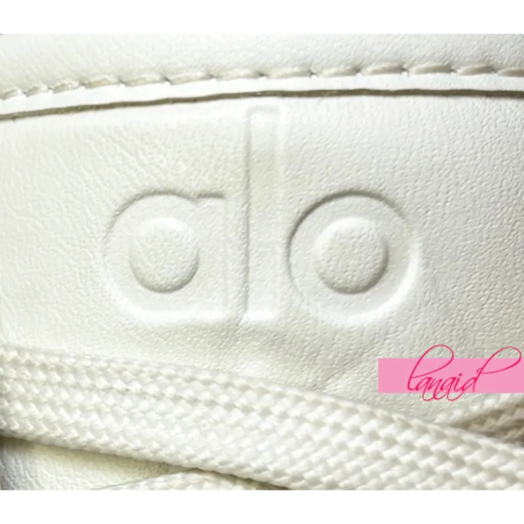 Alo Recovery Mode Sneakers Natural White Gum Tan Sporty Sports Athletic Shoes - Image 14