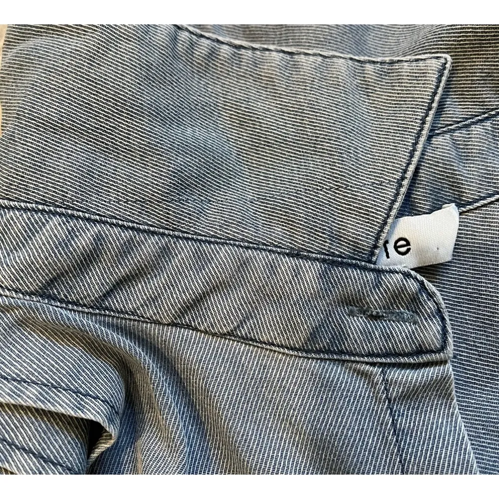 Fate Tencel Blend Pintuck Detail Shirt Dress, Sz S - Image 13