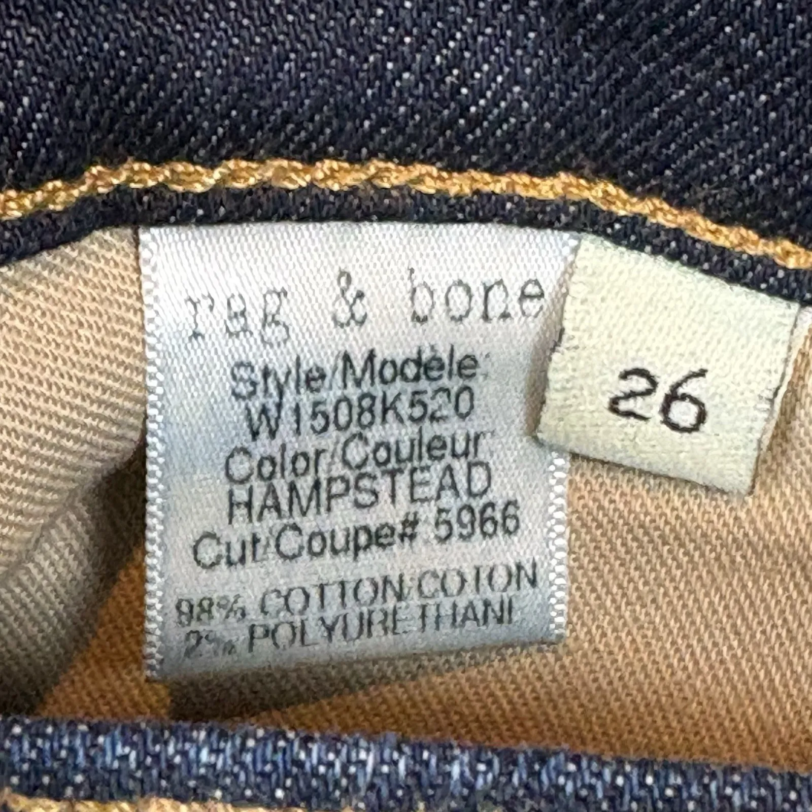 Rag & Bone Jeans Womens 26  Low Rise Ankle Skinny Medium Wash Denim USA - Image 6