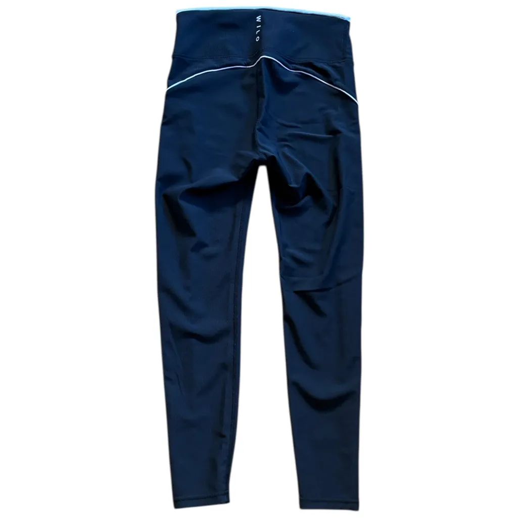 Like New WILO The Label Leggings Black Ribbed White Trim Size Size M - Image 7