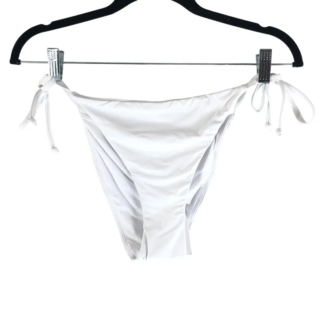 Andie Swim The String Bikini Bottom Tie Sides White S - Image 3