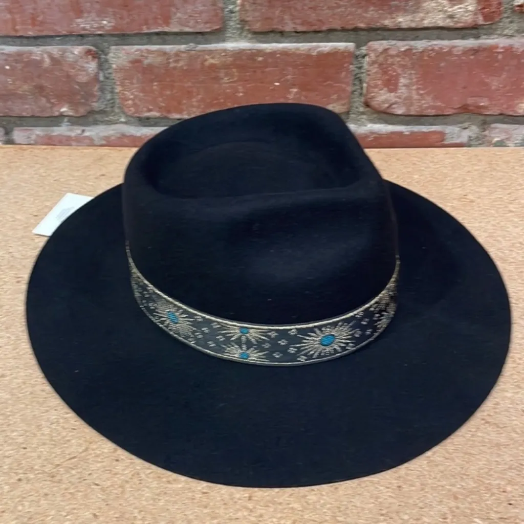 Lack of Color The Phoenix Vintage Ribbon Fedora in Black sz medium NWT - Image 7
