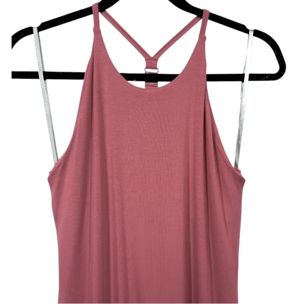 NWT‎ Athleta Mariposa Midi Dress Guava Rose Size SP Athletic Dress Activewear - Image 8