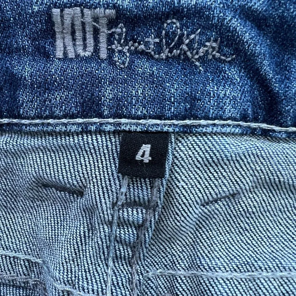 Kut From The Kloth Jeans Womens 4 Tapered Leg Denim KP494MD6N Cotton‎ Blend Work - Image 6