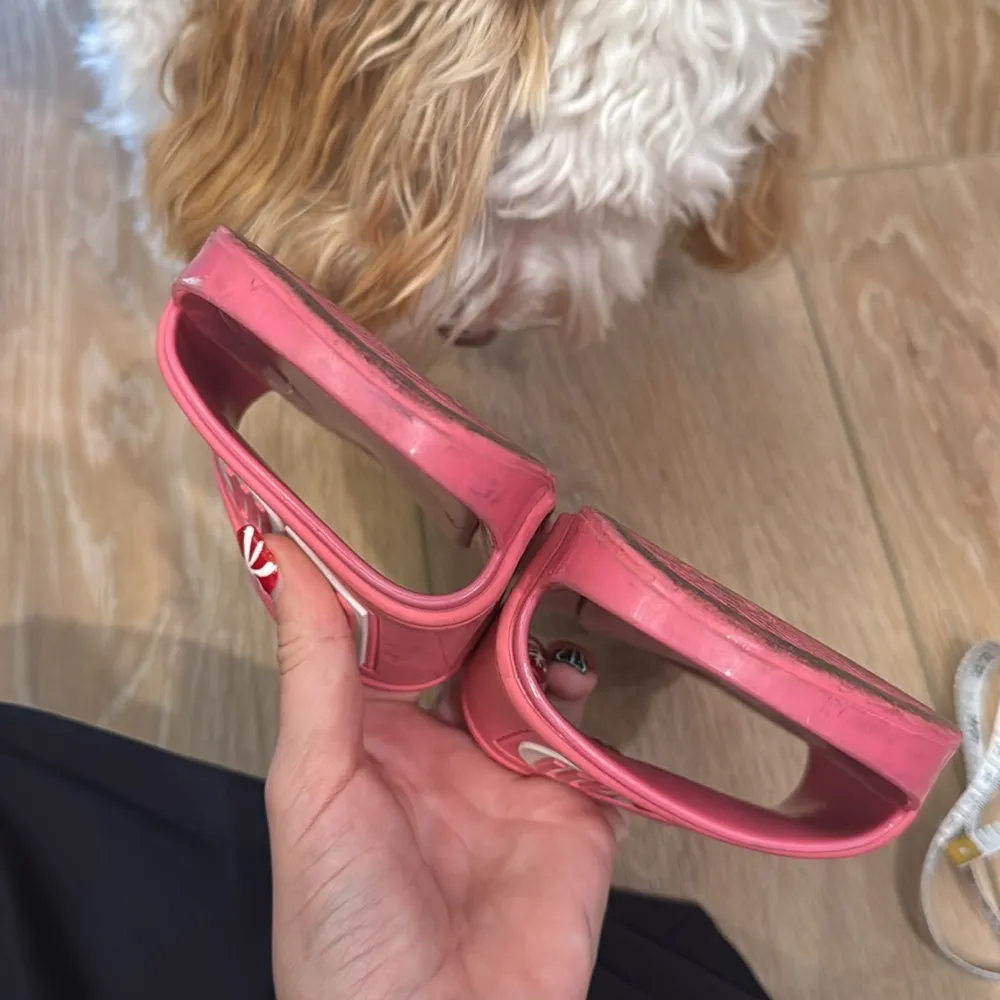 Melissa x Fila Sport Slides in Pink/White Women’s Size 8 - Image 5