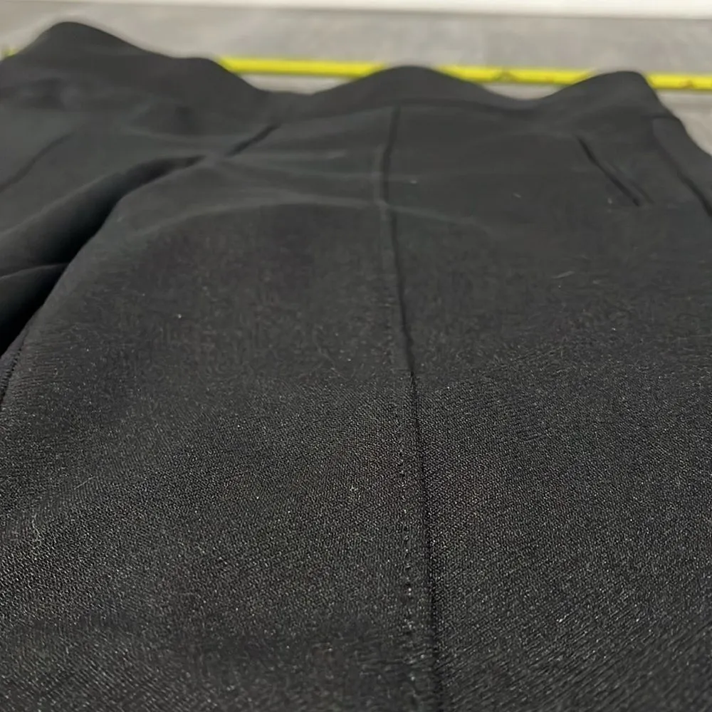 Express dress skinny black pants unique front stitched hem ankles w/ zipper 00 - Image 8