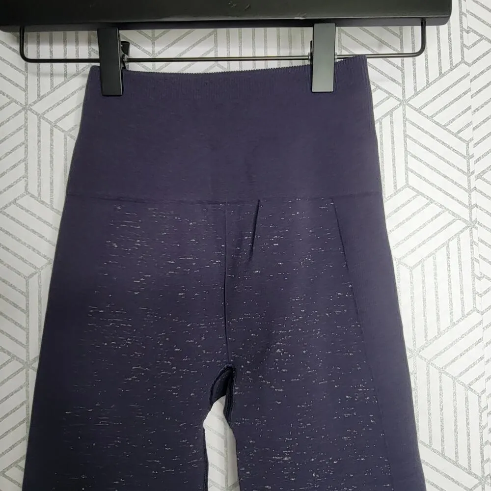 Lululemon free to flow tight cropped legging seamless midnight navy blue speckle - Image 7
