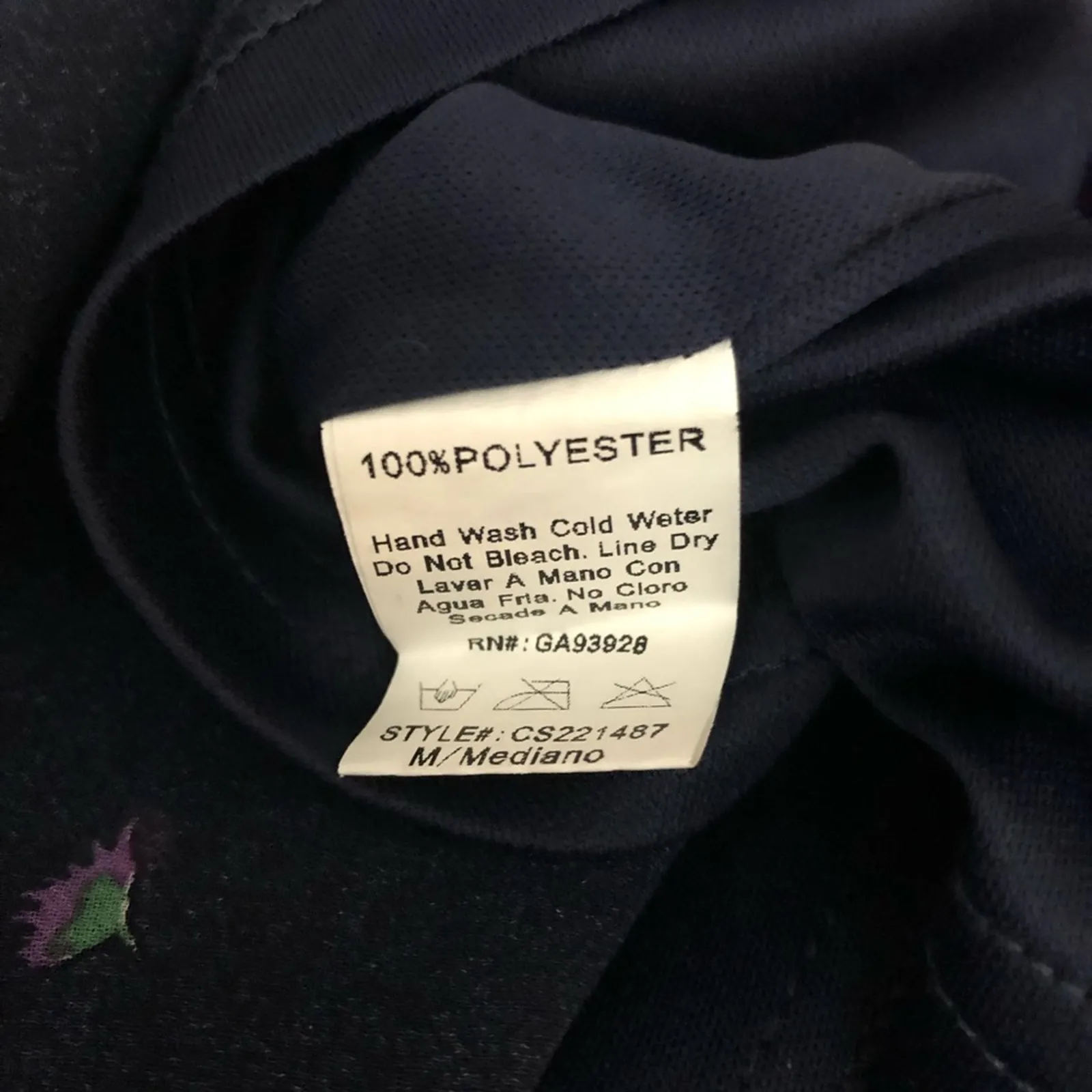 CALS Blue Chiffon Sheath Floral Dress - Image 10