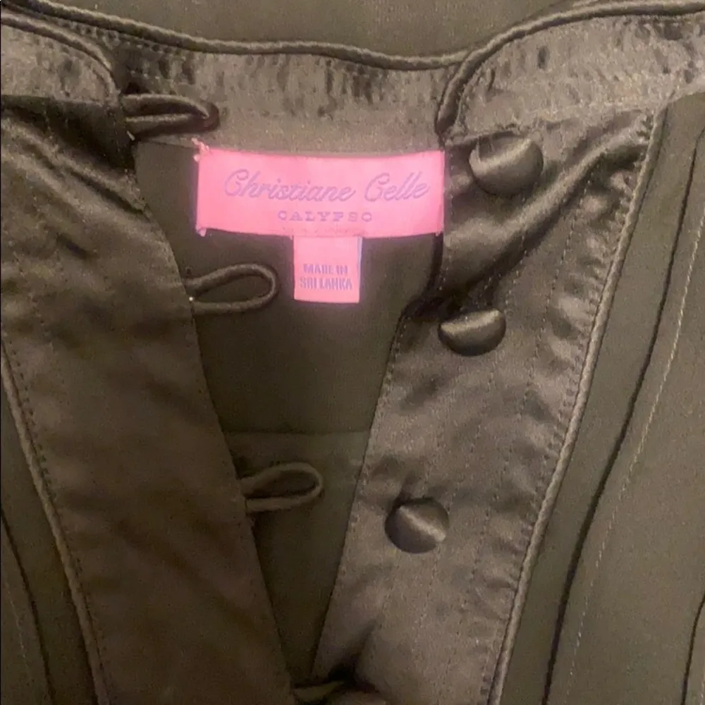 Calypso 100% Silk Dress w/Slip​ - Image 11