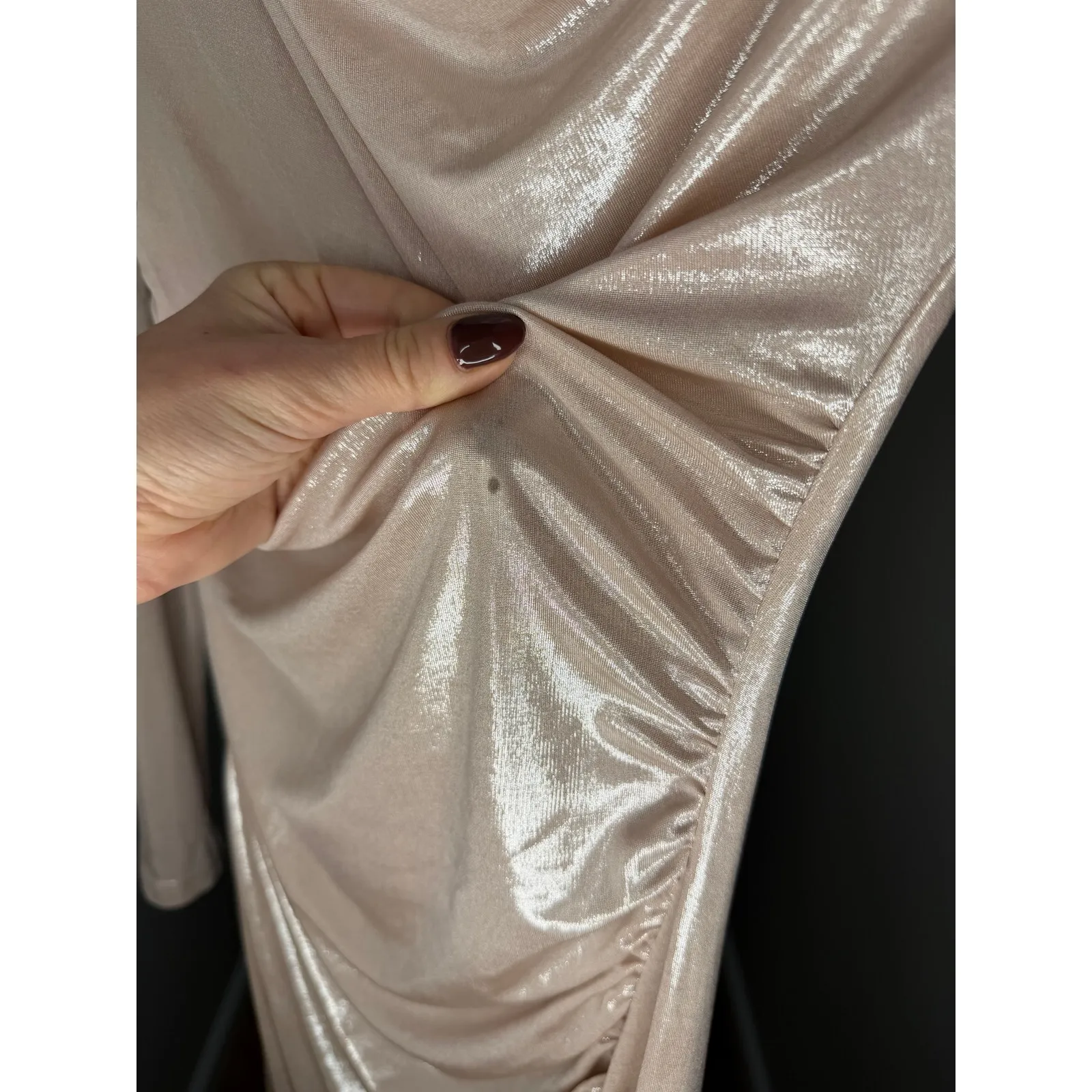 Significant Other Liliana Maxi Dress Pearl size 4 NWD Pink - Image 9