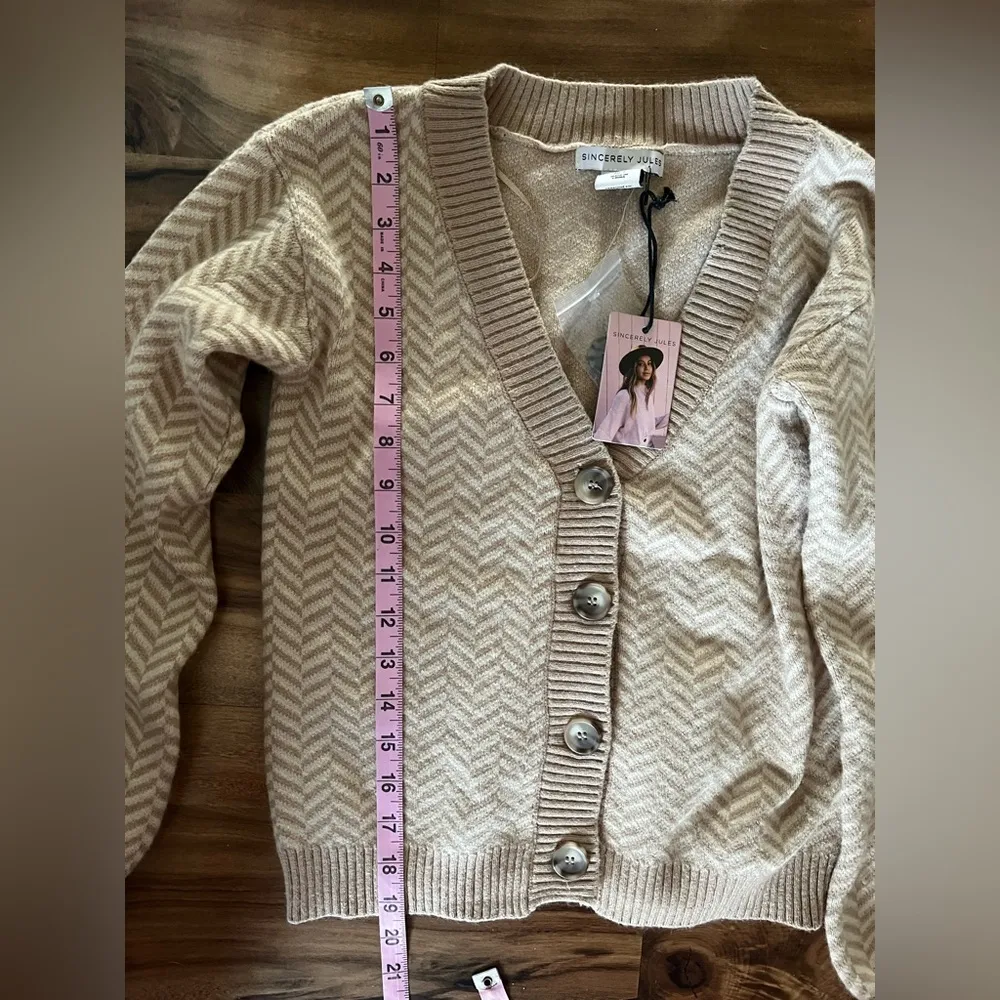 NWT - S -  - cardigan bicolor - Image 5