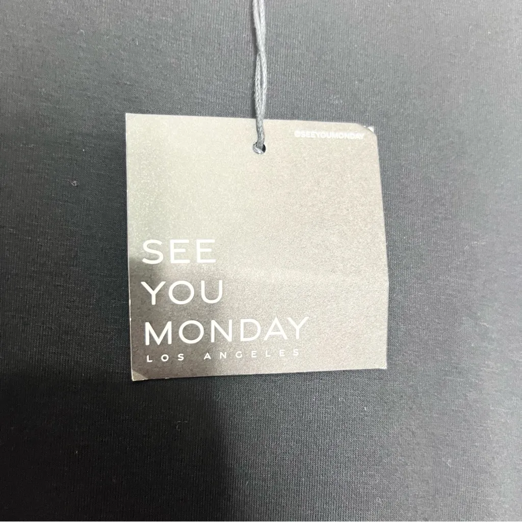 NWT See You Monday Black Sleeveless Ruched Maxi Dress Size XL - Image 8