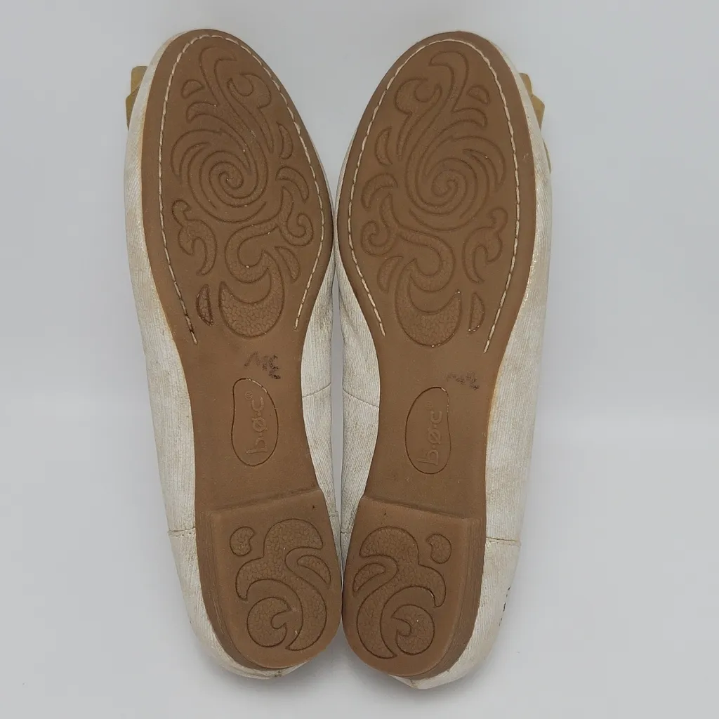 B.O.C Born Concept Emalia Gold Slip On Round Toe Ballet Flat Shoe Size 8.5 - Image 6