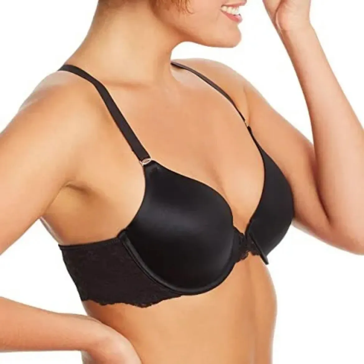 Racerback Bra Full Coverage Lightly Padded Underwire T-Shirt - Image 5
