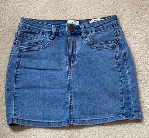 Cotton On Mini Denim Skirt - Image 3