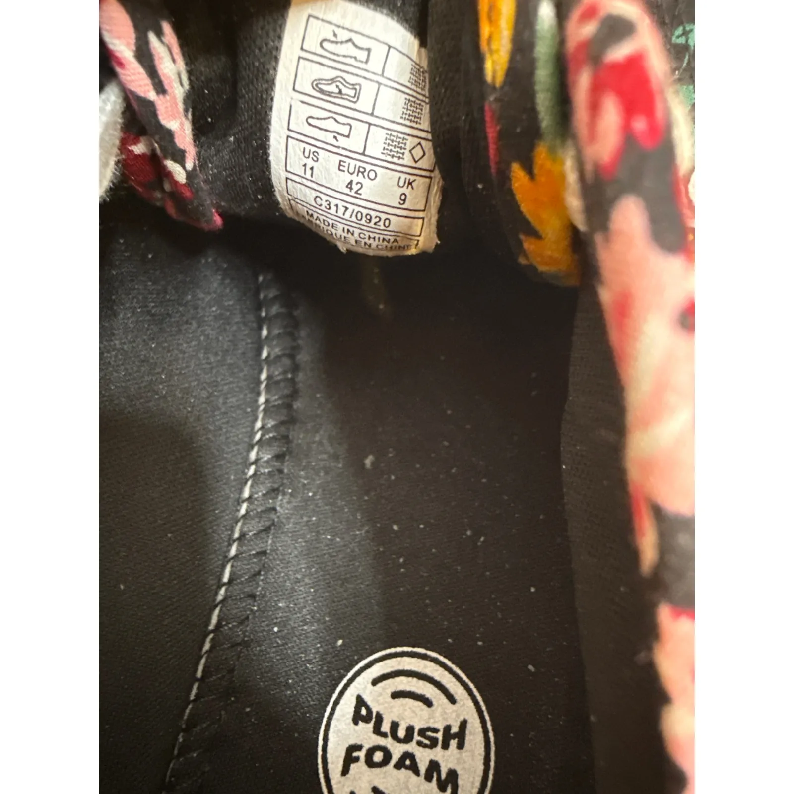 Rocket Dog Floral Jumpin Margate Lace Up Sneakers Sz 11 Women’s NIB Casual Blk - Image 7