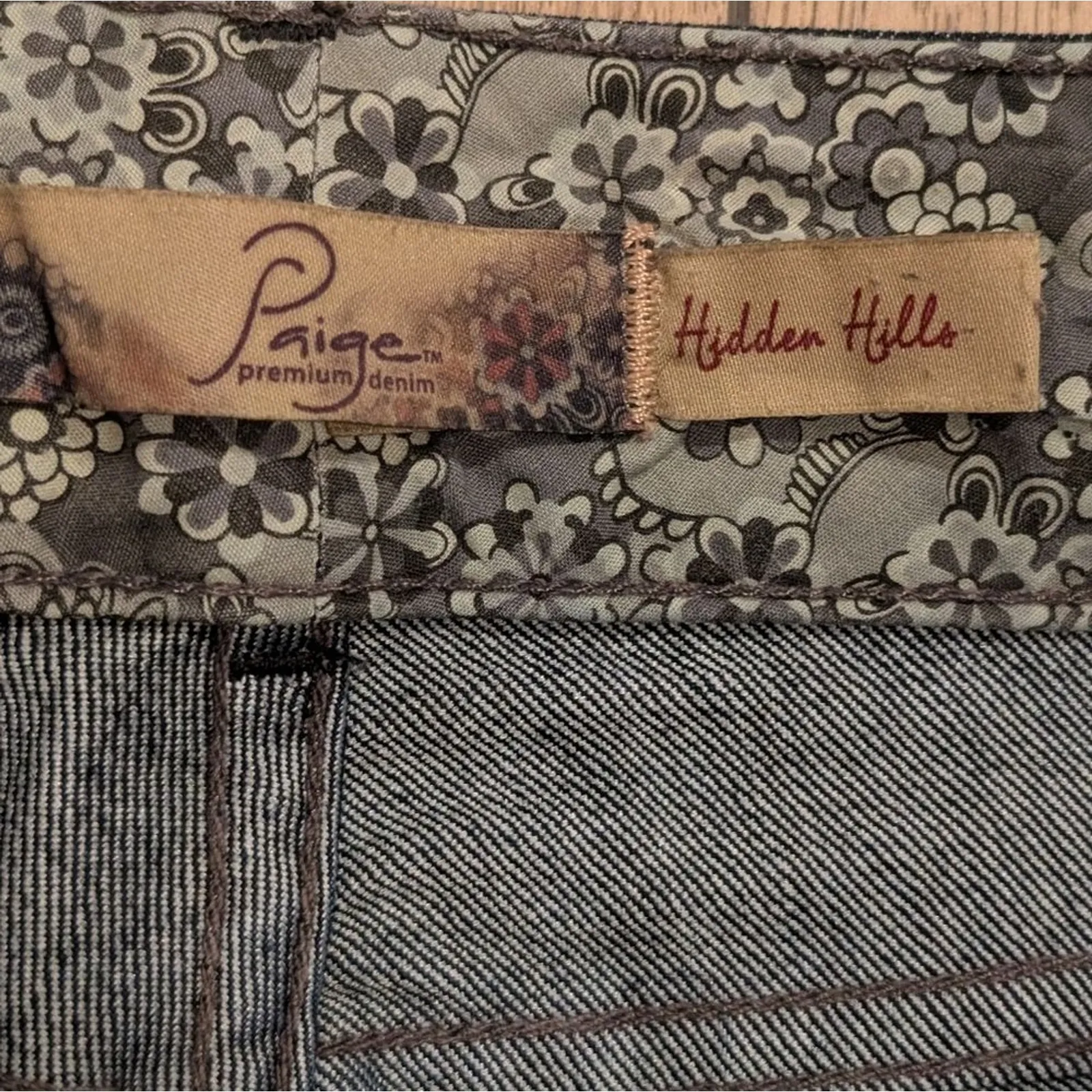 Paige Jeans Womens 29 Hidden Hills Slim Boot Bootcut Dark Wash‎ Designer Denim - Image 2