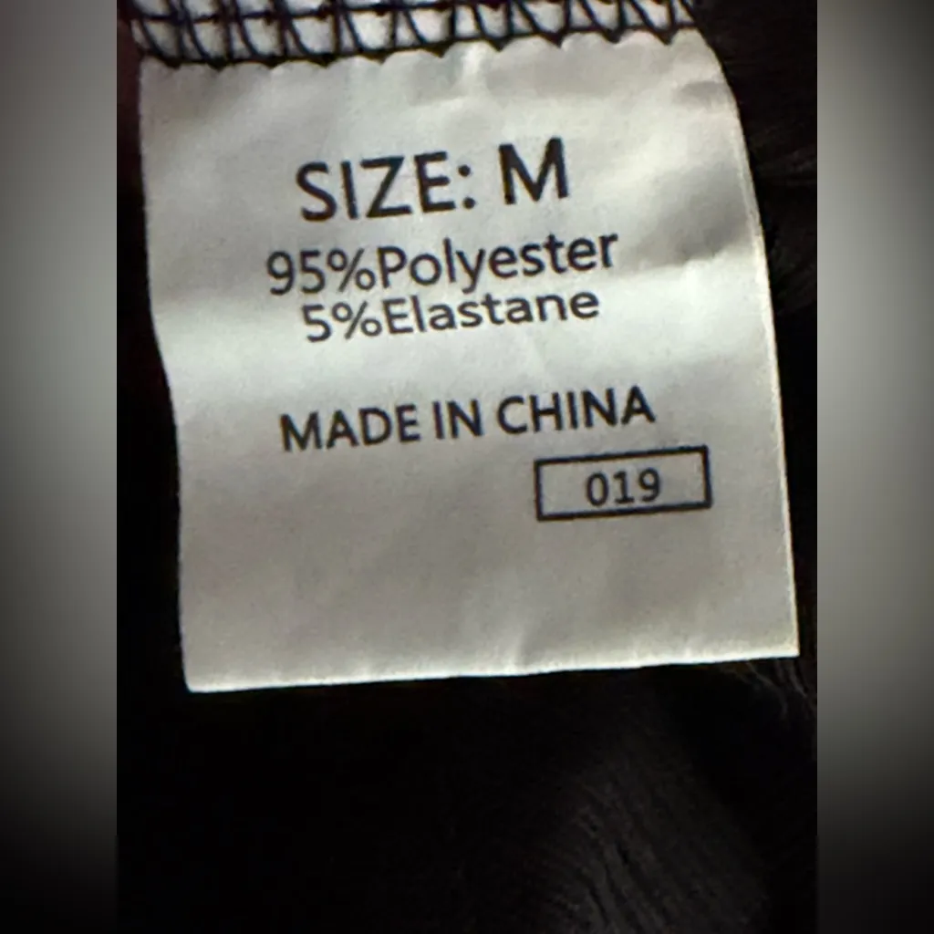 DOKOTOO Black Draped Cowl Neck Wide Leg Jumpsuit Women’s Size Medium, - Image 2