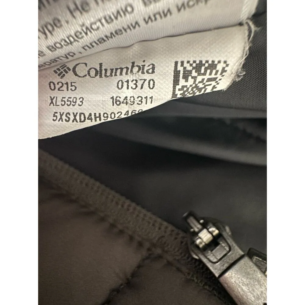 Columbia  Women's Black Lightweight Puffer Jacket with Pockets and Logo Medium - Image 9
