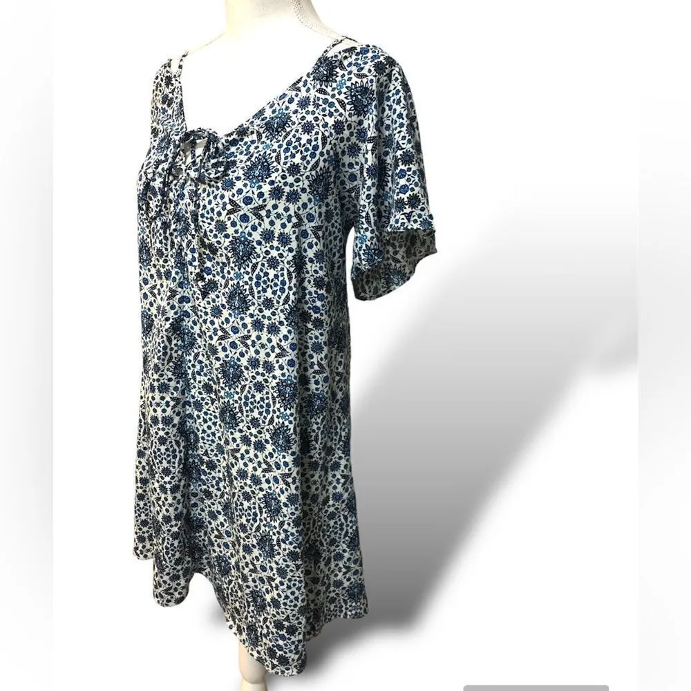 Urban Outfitters Ecote floral lace up off the shoulder dress - Image 6