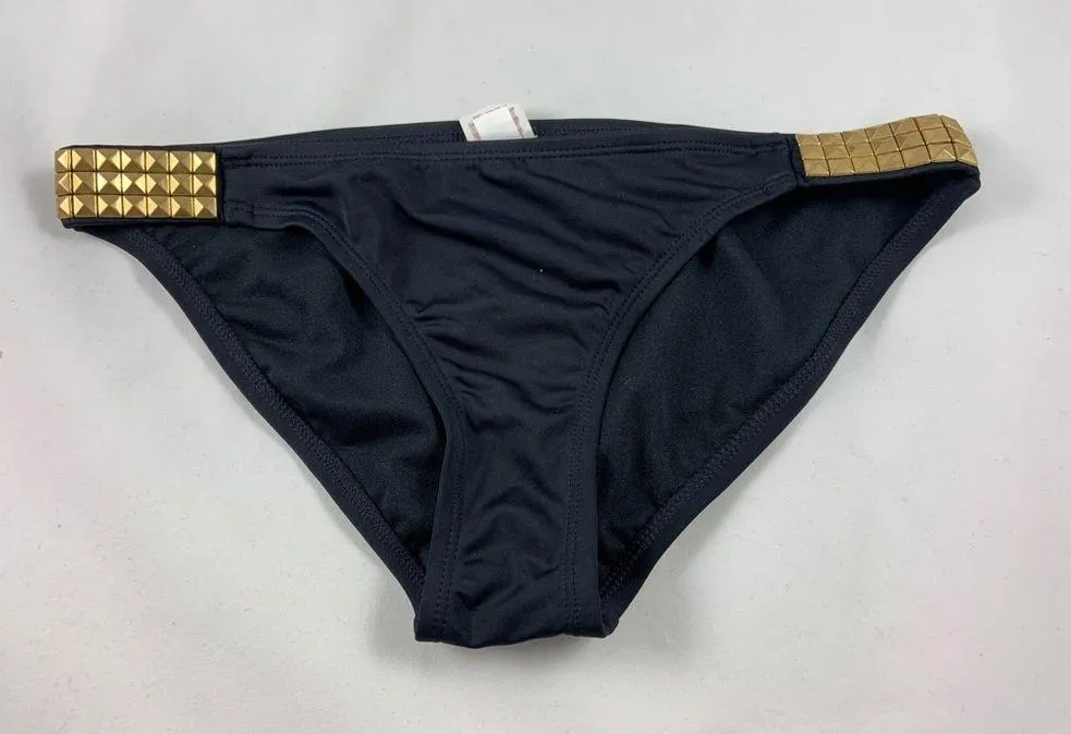 MD xhilaration Fringe Studded Black bikini - Image 6