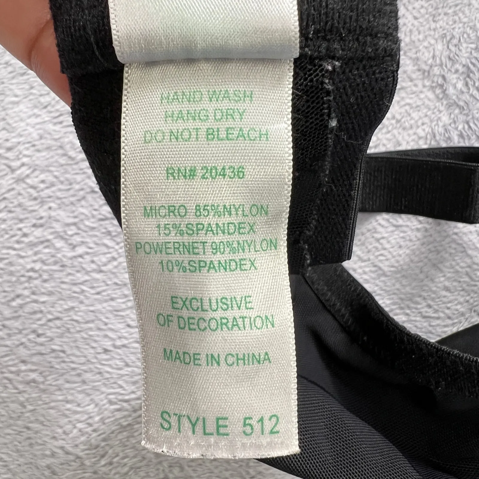 Carnival Black‎ Bra Full Coverage Underwire Adjustable Straps 48DDD Black Size undefined - Image 5