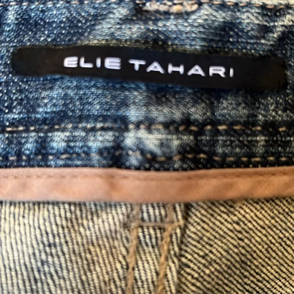 Embroidered Embellish Denim Jeans Size 29 - Image 7