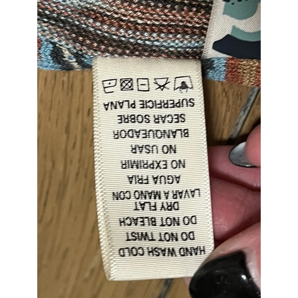 Mimi Chica Women’s Long Sleeve Tie Cardigan Multicolored Wrap Size Medium - Image 4