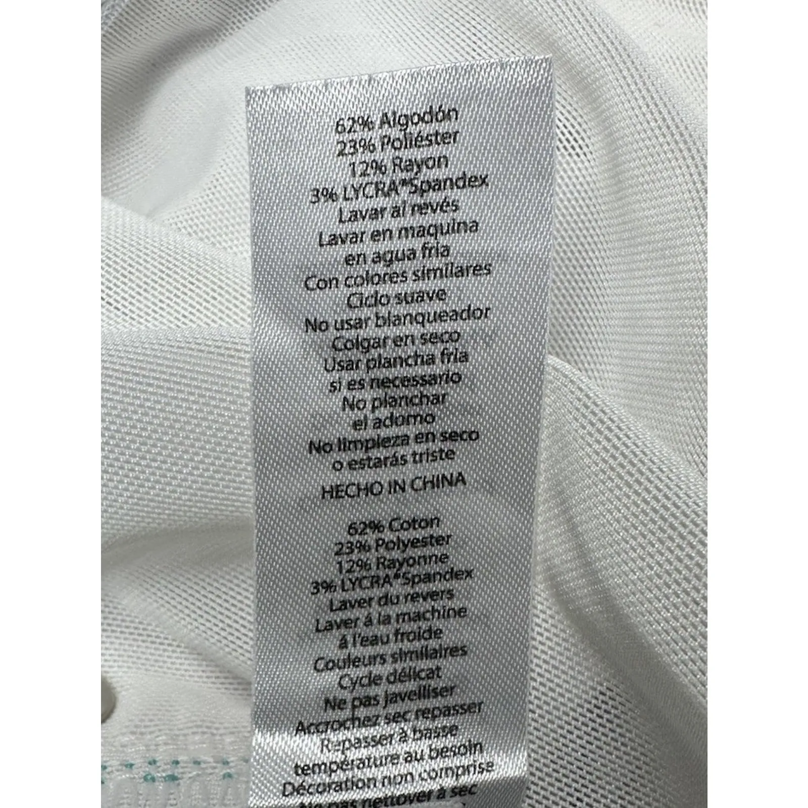 Lularoe White Denim Distressed Skinny Jeans Womens Size 38 Simply Comfortable - Image 10