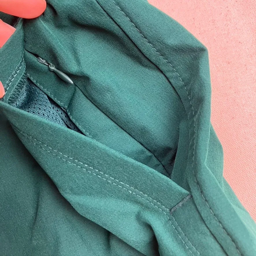 Athletic Shorts Green Teal StretchTech Go H2O High Rise Pocket Fits Phone 2X New - Image 7