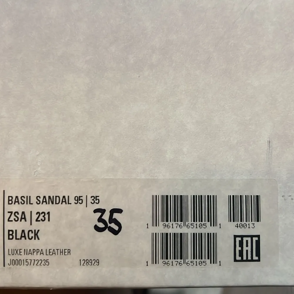 Jimmy Choo Basil Ankle Strap High Heel Black Sandals, Size 35 NEW in Box+DustBag - Image 14