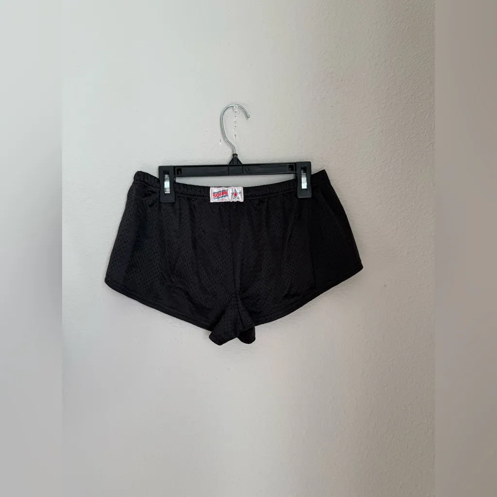 Soffe Black Jersey Shorts, Size Medium - Image 2