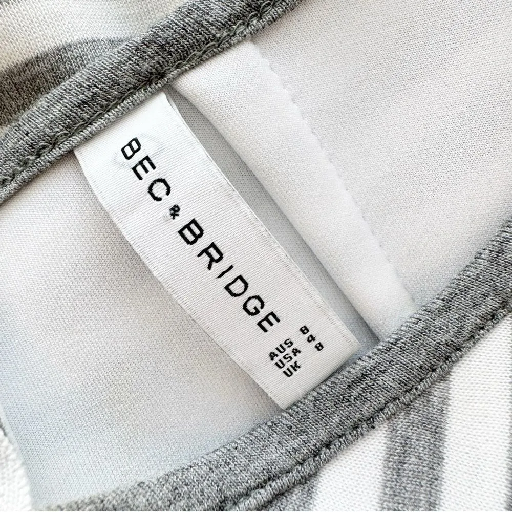 BEC & BRIDGE Asymmetric Stripe Wrap Skirt Size 4 - Image 7