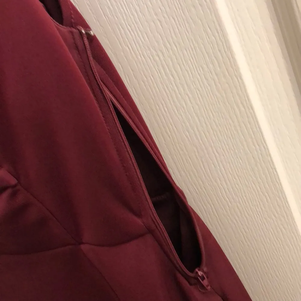 COPY - Windsor Off-Shoulder Burgundy Gown - Image 5