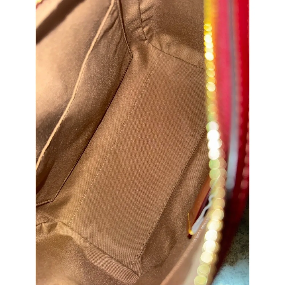 Coach Rowan Satchel Bag in Signature Canvas with cherry print - Image 12