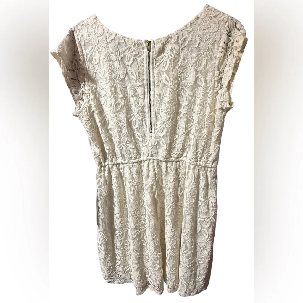 Women’s Extra Large Xhilaration Floral Short Sleeve Lace Dress VGUC - Image 2