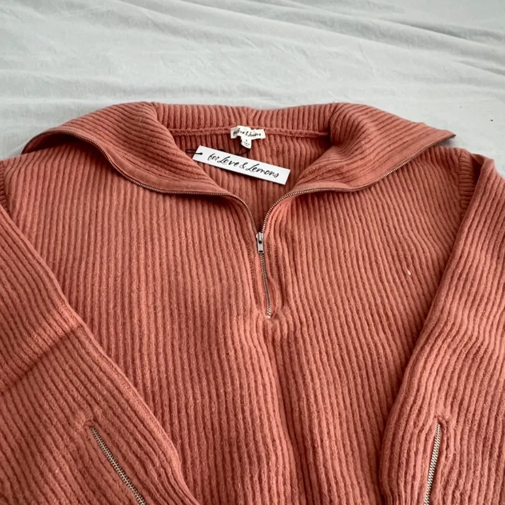 for love & lemons quarter zip knit sweater - Image 3