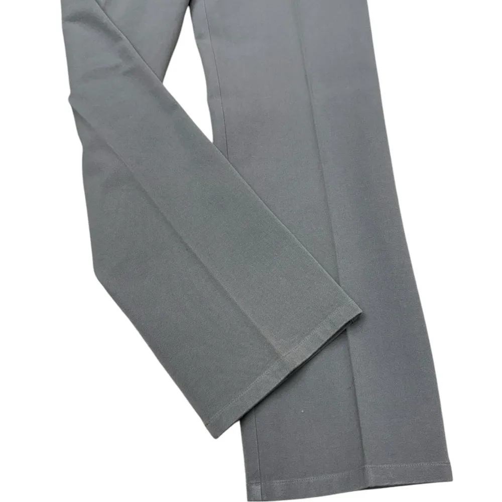 St. John Gray Dress Pants Trousers, Size 10 Fall Knit Pants Office Trousers EUC - Image 9