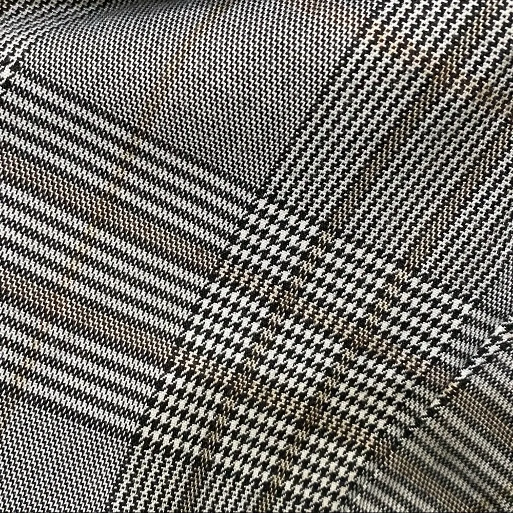 Wild Fable Black/White Plaid Houndstooth Paper Bag Waist Tapered Pants Size M - Image 9