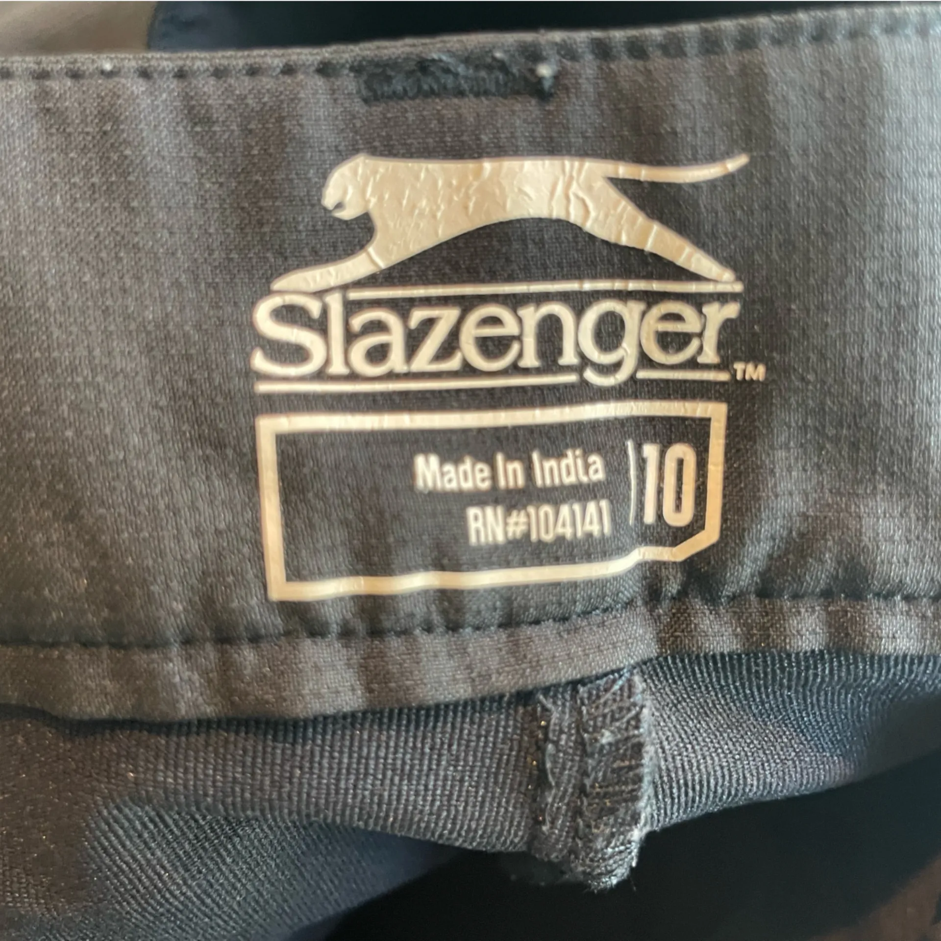 Slazenger Black Skort - Size 10 - Image 4