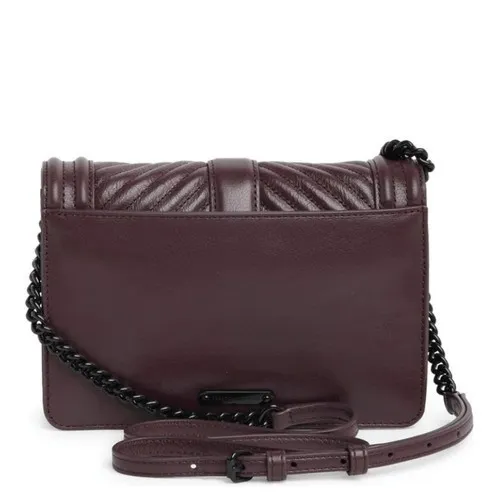 Rebecca Minkoff Small Love Leather Quilted‎ Crossbody Bag,  Burgundy, NWT - Image 16